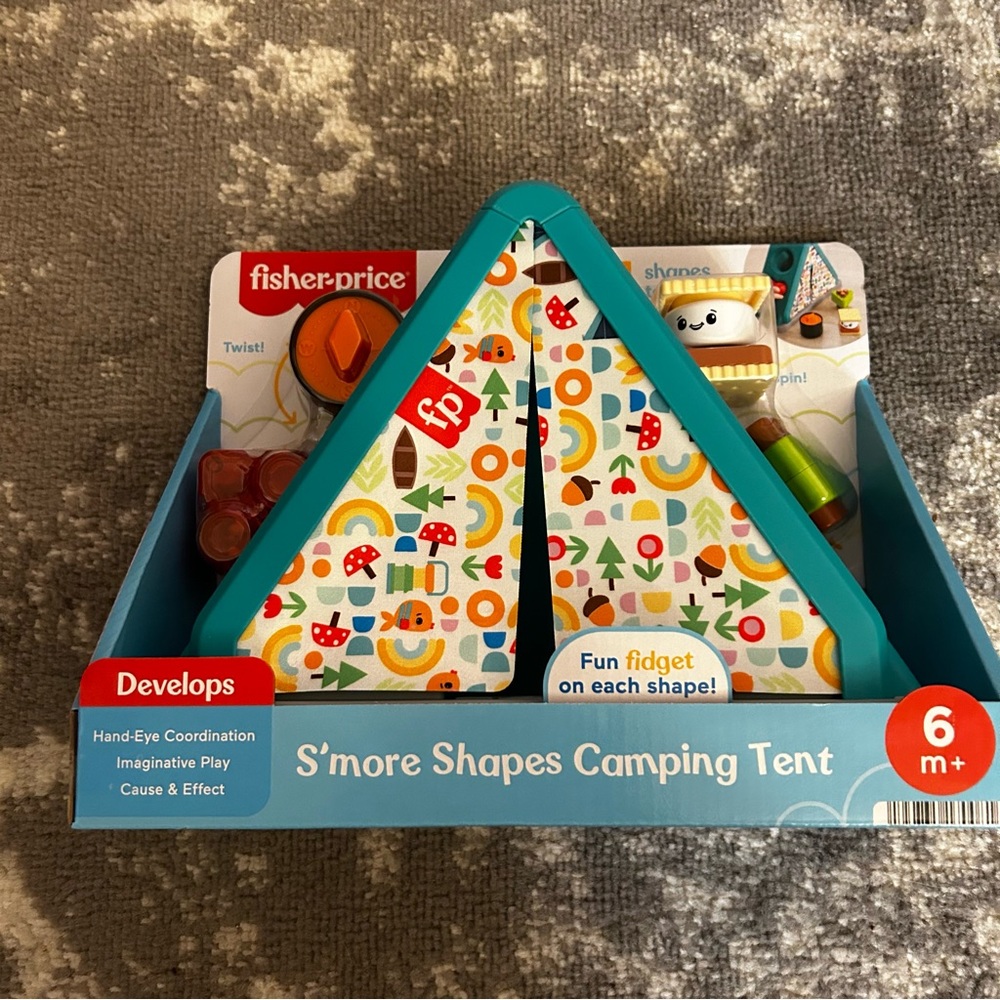 Fisher-Price S’mores 5 Piece Camping Tent Set (NEW)